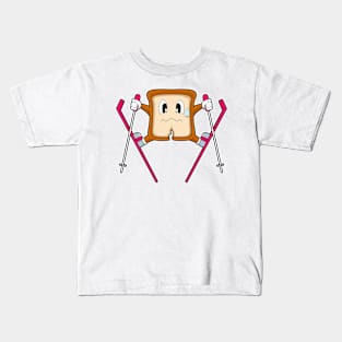 Bread Skier Ski Winter sports Kids T-Shirt